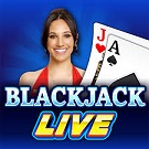 Live blackjack dealer dealing cards at a real-time online casino table with players connected via HD streaming.